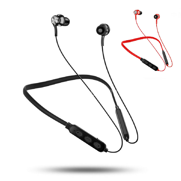 Навушники Sport Music Bluetooth (чорні/червоні)
