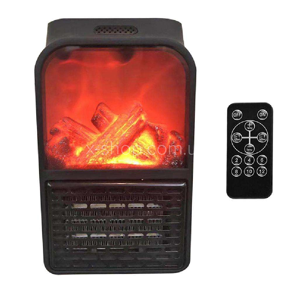 Портативний міні тепловентилятор Камін Flame Heater 1000 W